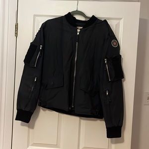 Red Canoe flight jacket